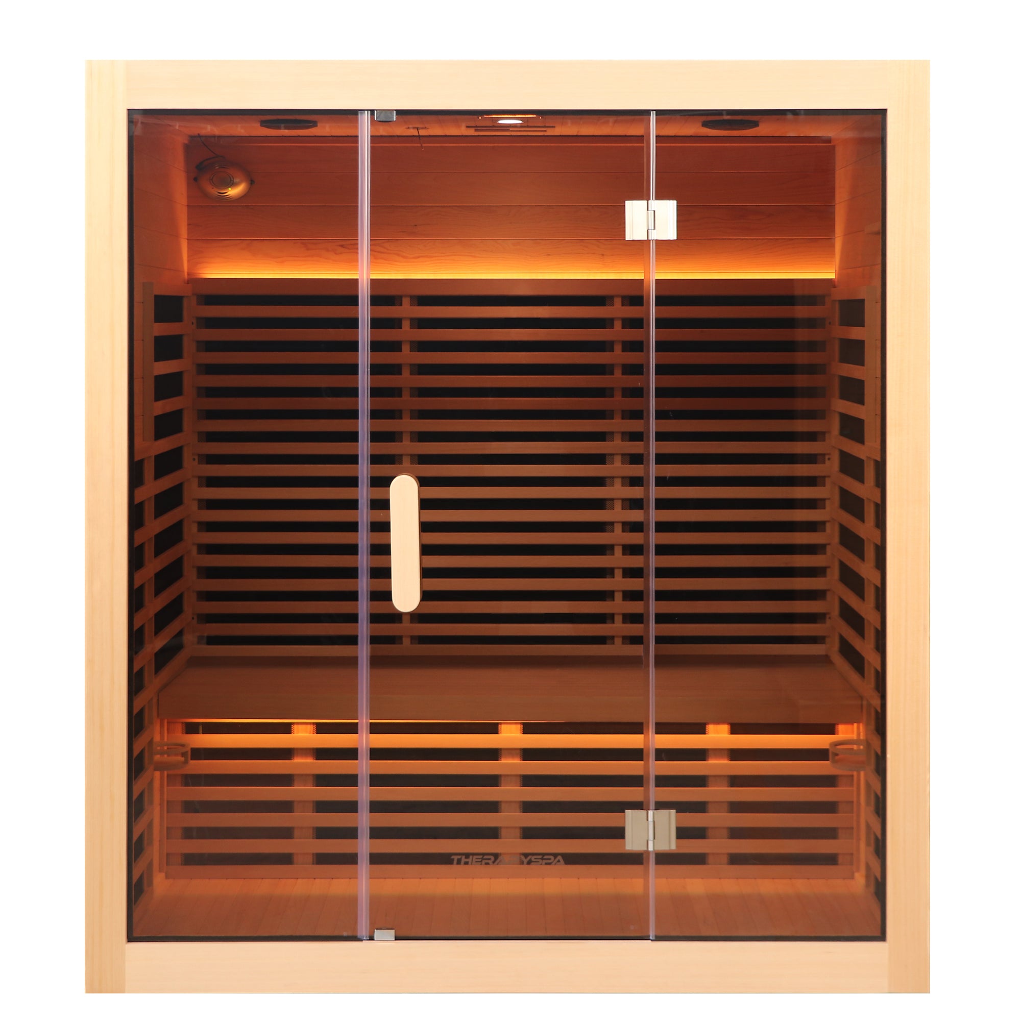 Indoor Sauna with Low-EMF Infrared Panels for 3-4 People