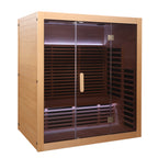 Indoor Sauna with Low-EMF Infrared Panels for 3-4 People