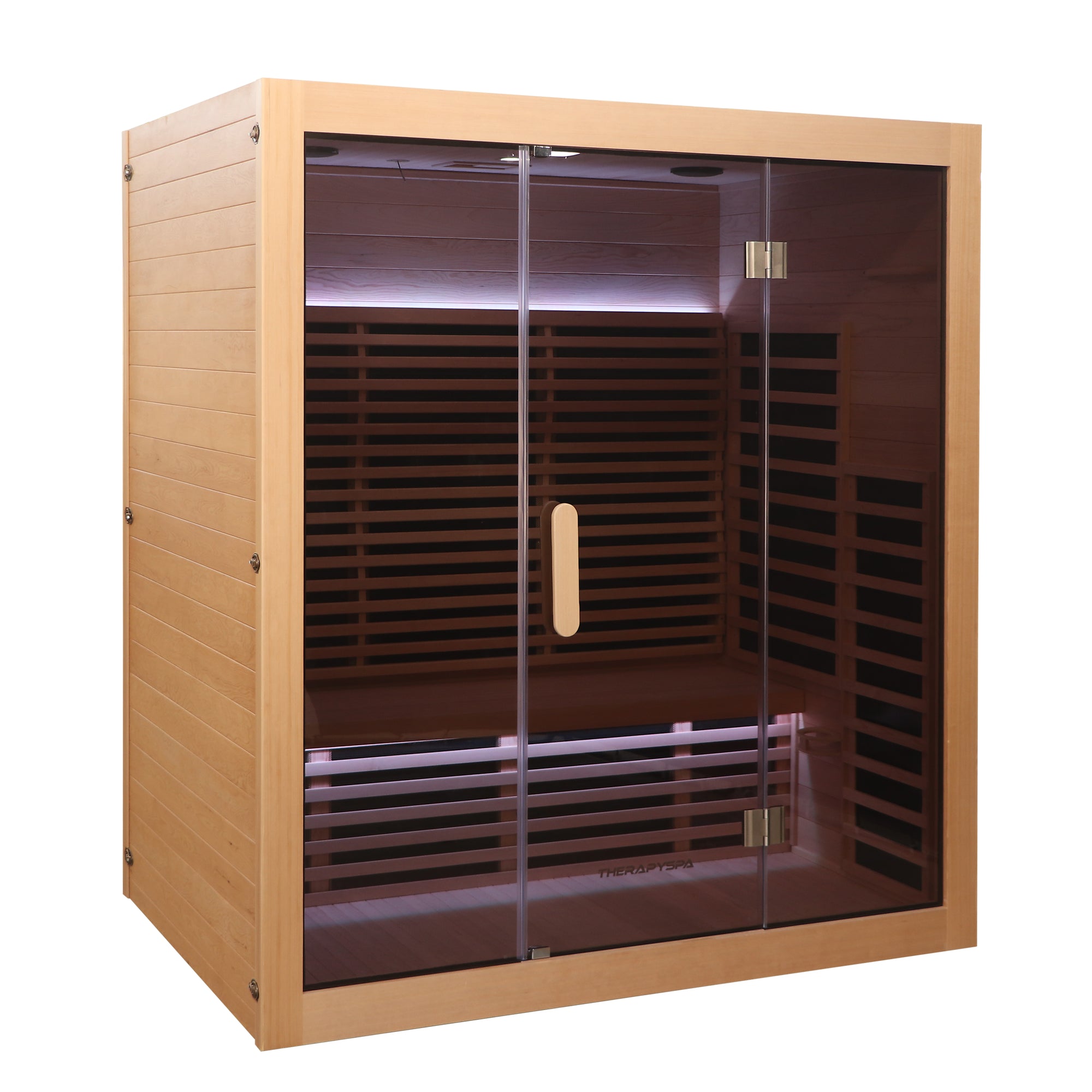 Indoor Sauna with Low-EMF Infrared Panels for 3-4 People