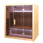 Indoor Sauna with Low-EMF Infrared Panels for 3-4 People