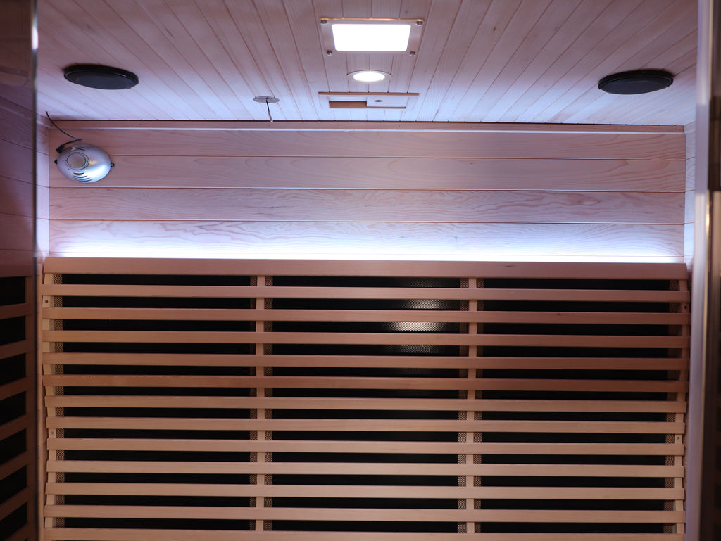 Indoor Sauna with Low-EMF Infrared Panels for 3-4 People