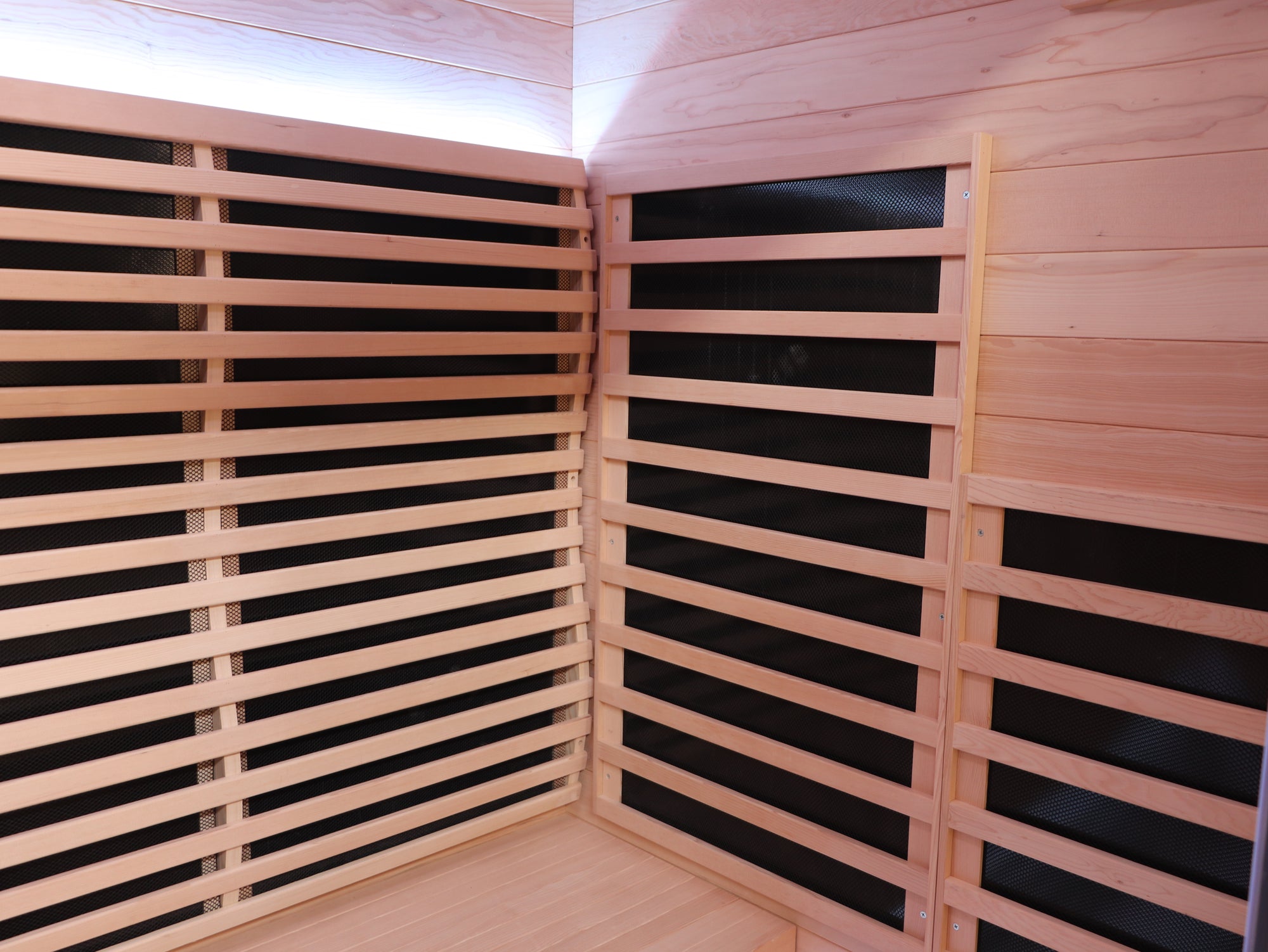 Indoor Sauna with Low-EMF Infrared Panels for 3-4 People