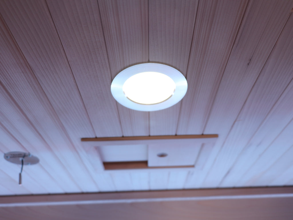 Indoor Sauna with Low-EMF Infrared Panels for 3-4 People