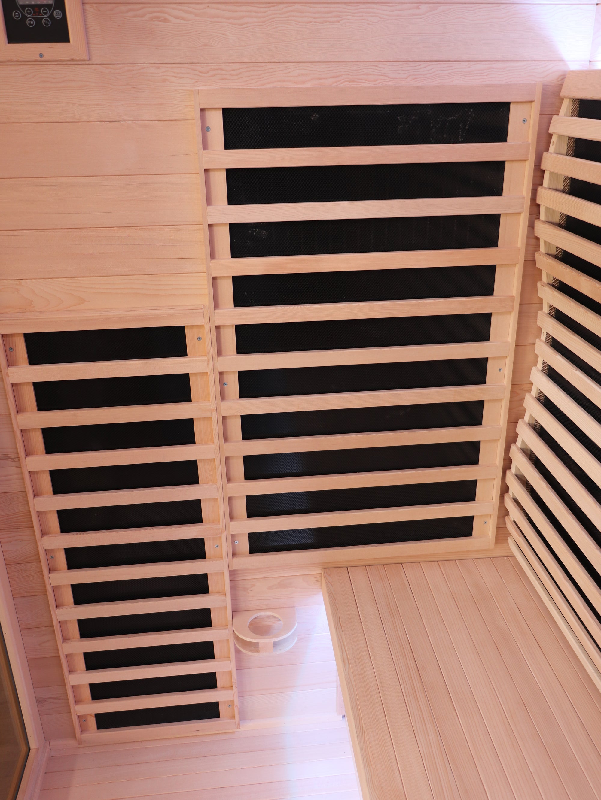 Indoor Sauna with Low-EMF Infrared Panels for 3-4 People