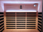 Outdoor Sauna with Low-EMF Infrared Panel Heaters for 3-4 People