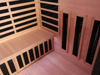 Outdoor Sauna with Low-EMF Infrared Panel Heaters for 3-4 People