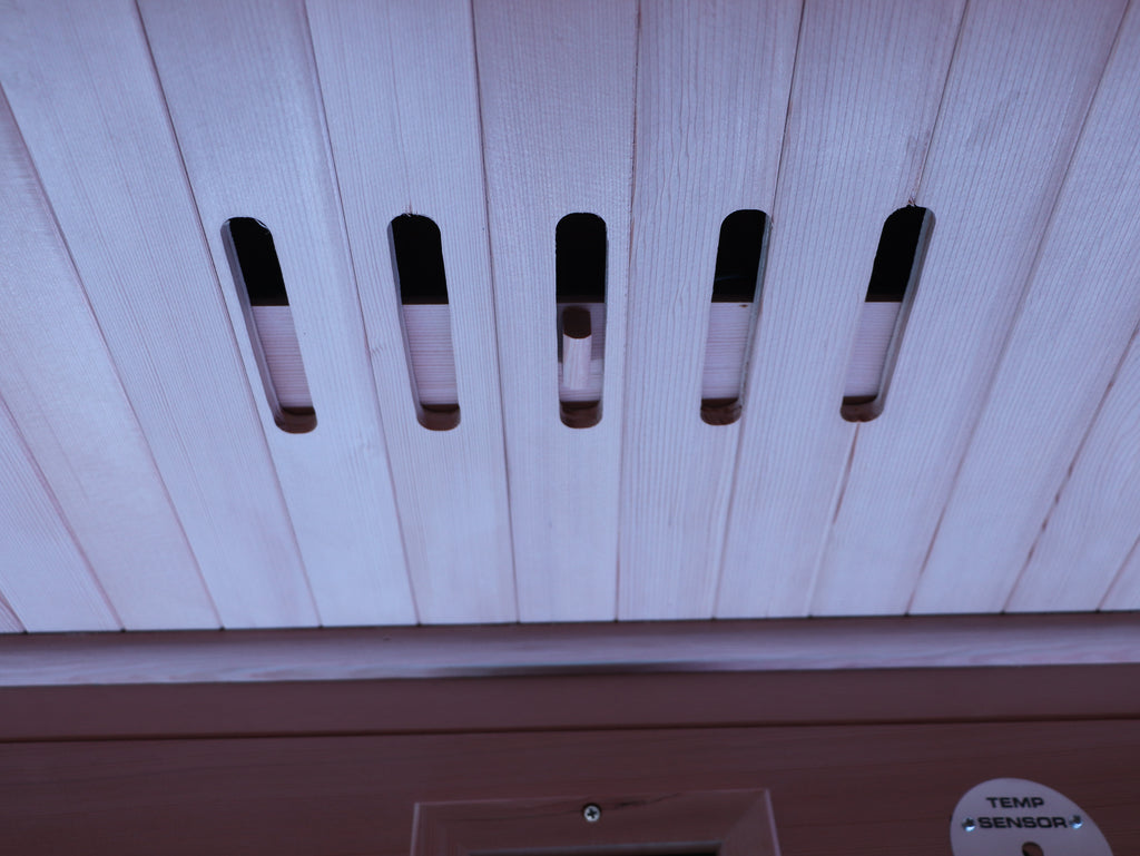 Outdoor Sauna with Low-EMF Infrared Panel Heaters for 3-4 People