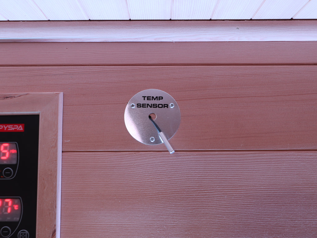 Outdoor Sauna with Low-EMF Infrared Panel Heaters for 3-4 People