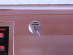 Outdoor Sauna with Low-EMF Infrared Panel Heaters for 3-4 People