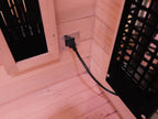 Outdoor Sauna with Low-EMF Infrared Panel Heaters for 3-4 People