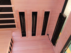 Outdoor Sauna with Low-EMF Infrared Panel Heaters for 3-4 People