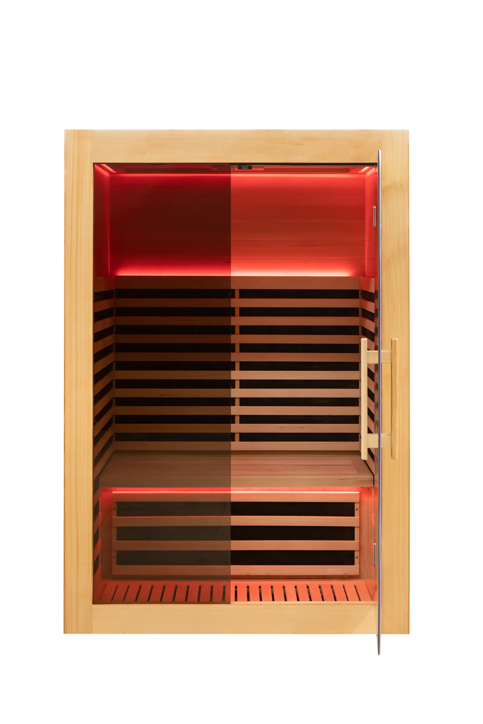 Indoor Sauna with Low-EMF Infrared Panels for 1-2 People