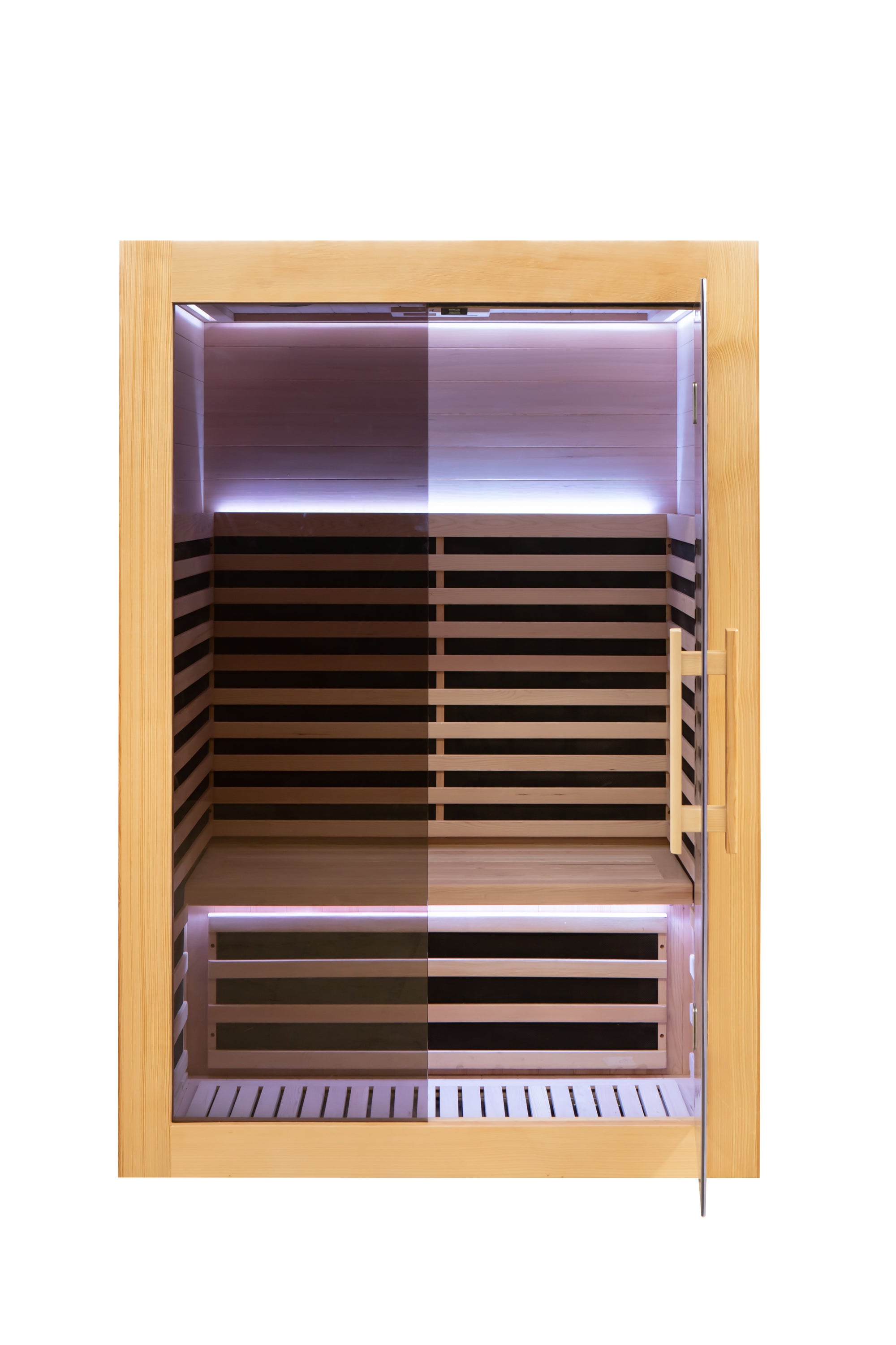 Indoor Sauna with Low-EMF Infrared Panels for 1-2 People