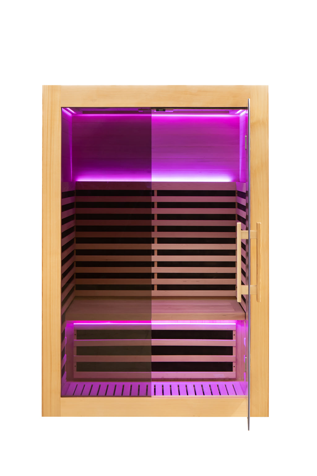 Indoor Sauna with Low-EMF Infrared Panels for 1-2 People