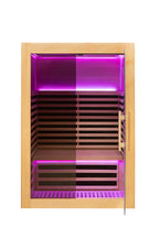Indoor Sauna with Low-EMF Infrared Panels for 1-2 People