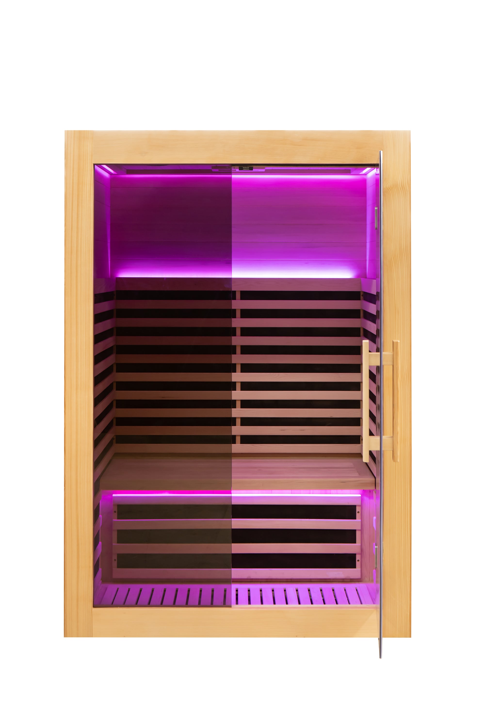 Indoor Sauna with Low-EMF Infrared Panels for 1-2 People
