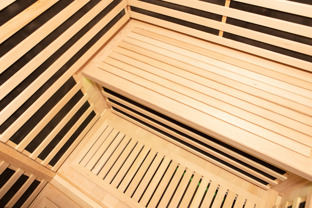 Indoor Sauna with Low-EMF Infrared Panels for 1-2 People