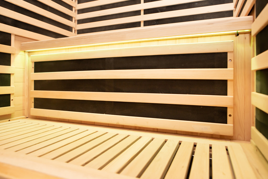 Indoor Sauna with Low-EMF Infrared Panels for 1-2 People