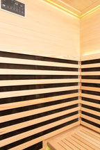 Indoor Sauna with Low-EMF Infrared Panels for 1-2 People