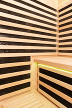 Indoor Sauna with Low-EMF Infrared Panels for 1-2 People