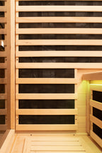 Indoor Sauna with Low-EMF Infrared Panels for 1-2 People