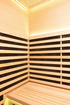 Indoor Sauna with Low-EMF Infrared Panels for 1-2 People