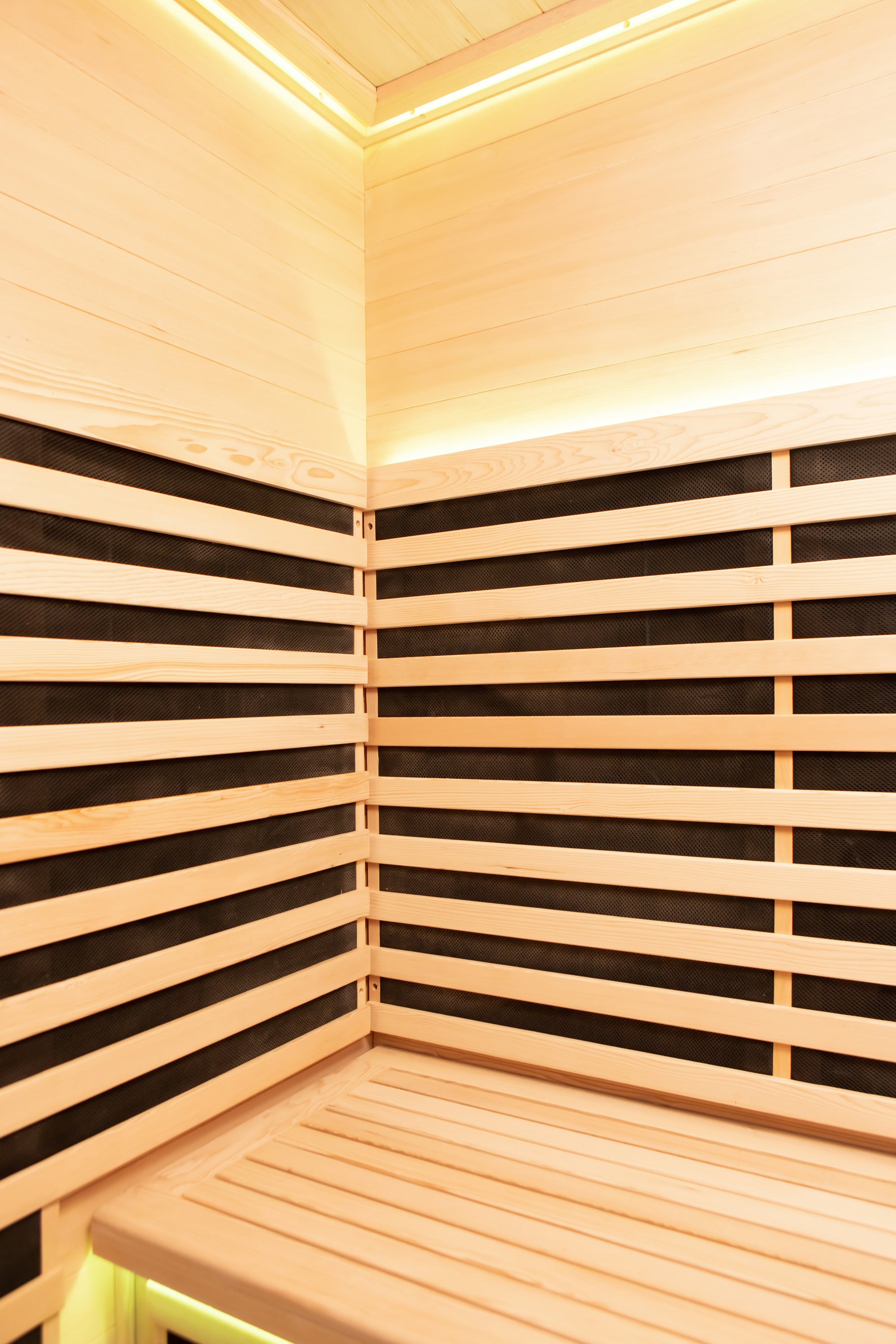 Indoor Sauna with Low-EMF Infrared Panels for 1-2 People