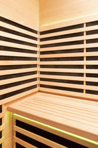 Indoor Sauna with Low-EMF Infrared Panels for 1-2 People