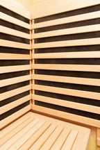 Indoor Sauna with Low-EMF Infrared Panels for 1-2 People