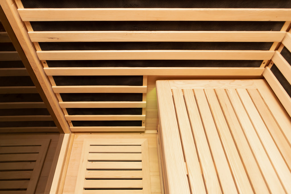 Indoor Sauna with Low-EMF Infrared Panels for 1-2 People