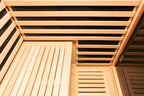 Indoor Sauna with Low-EMF Infrared Panels for 1-2 People
