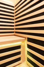 Indoor Sauna with Low-EMF Infrared Panels for 1-2 People