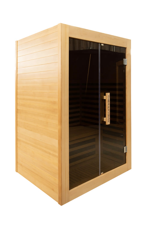 Indoor Sauna with Low-EMF Infrared Panels for 1-2 People