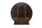 Shou Sugi Ban (Charred Siding) Black Barrel Outdoor Sauna for 6 People