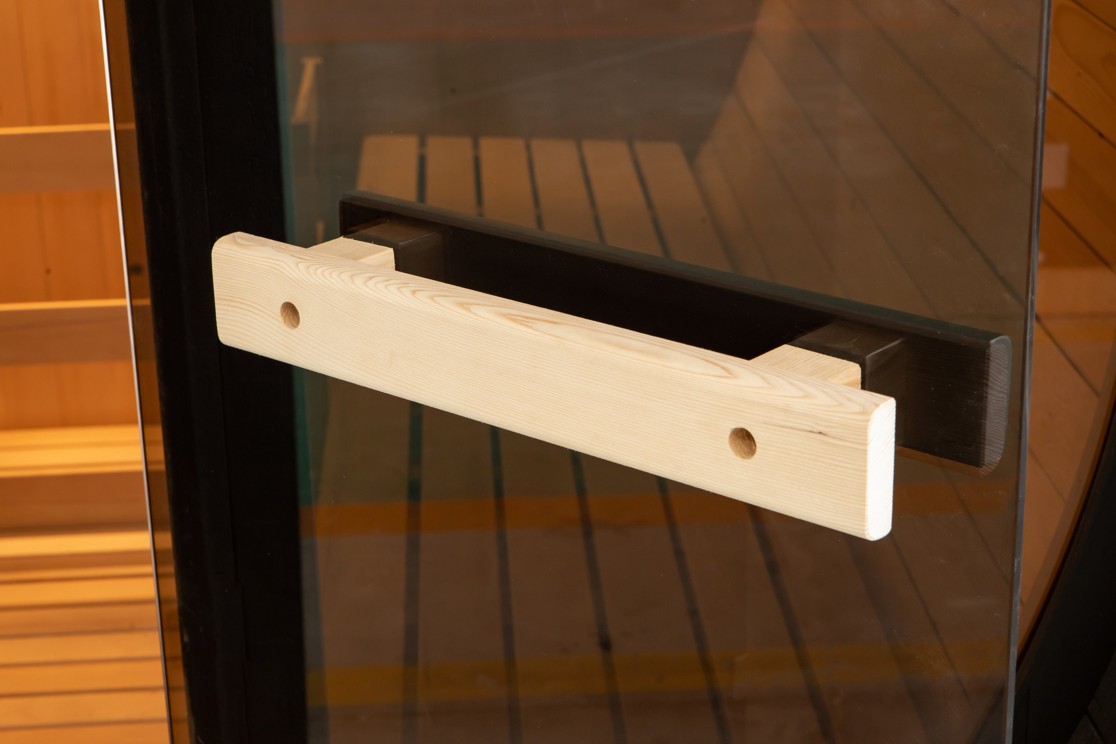 'Shadow Wood' 6 Person Outdoor Black Barrel Sauna - Shou Sugi Ban (Charred Siding) - June 2026 Shipping