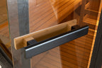 Shou Sugi Ban (Charred Siding) Black Barrel Outdoor Sauna for 6 People