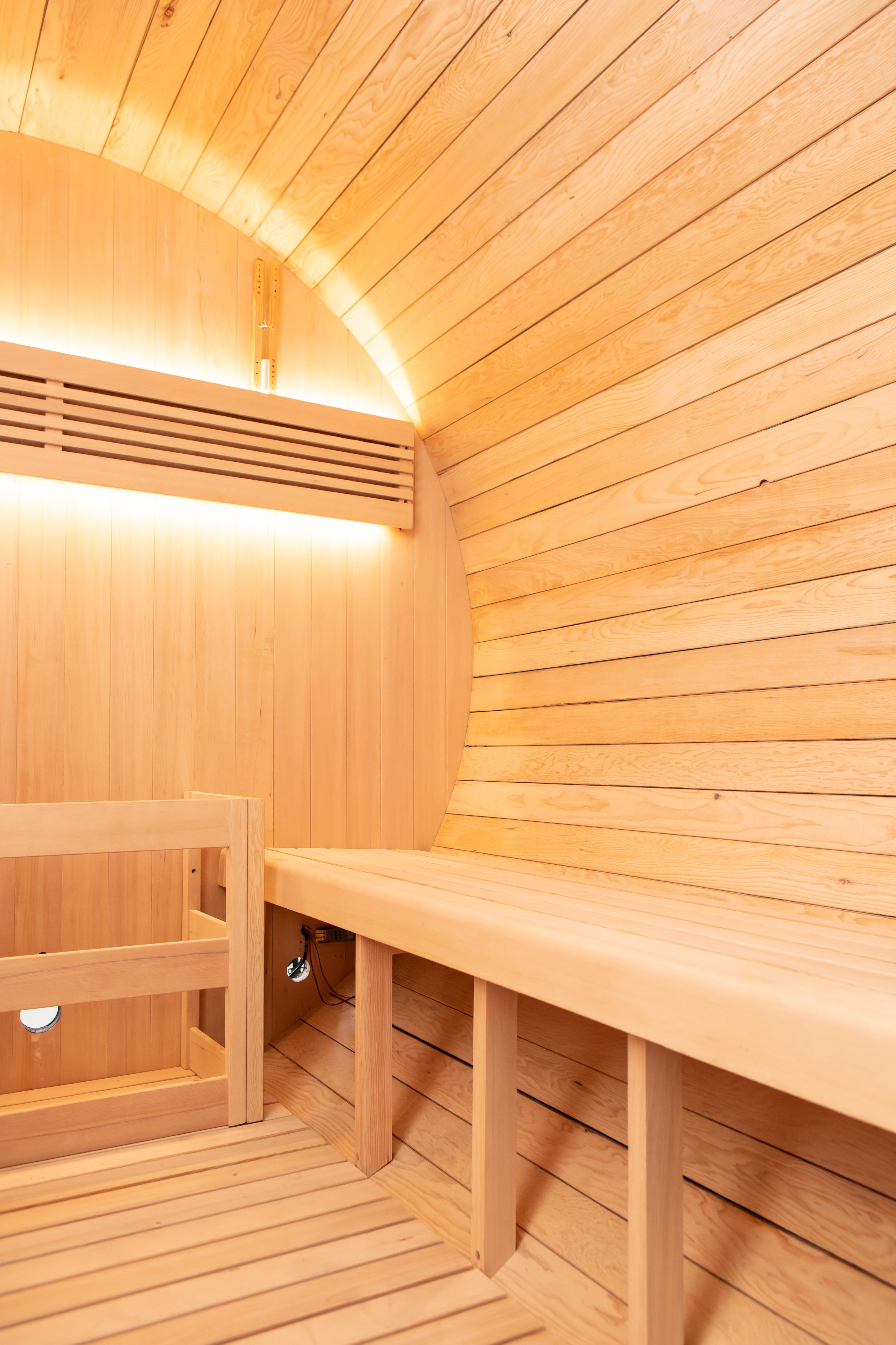 'Shadow Wood' 6 Person Outdoor Black Barrel Sauna - Shou Sugi Ban (Charred Siding) - June 2026 Shipping