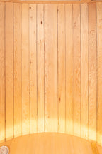 Shou Sugi Ban (Charred Siding) Black Barrel Outdoor Sauna for 6 People