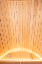 Shou Sugi Ban (Charred Siding) Black Barrel Outdoor Sauna for 6 People