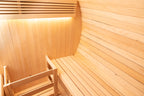 Shou Sugi Ban (Charred Siding) Black Barrel Outdoor Sauna for 6 People