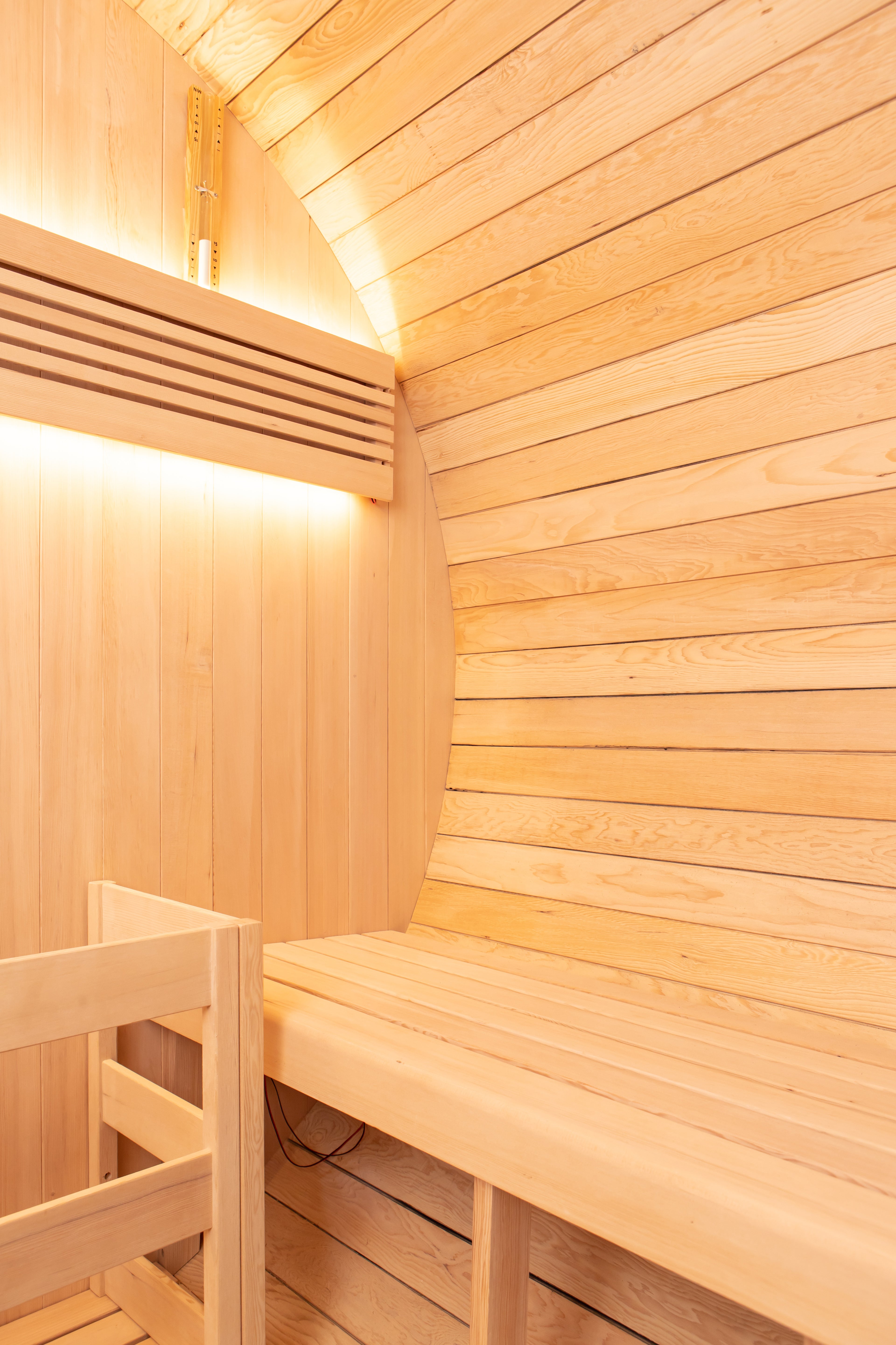 'Shadow Wood' 6 Person Outdoor Black Barrel Sauna - Shou Sugi Ban (Charred Siding) - June 2026 Shipping