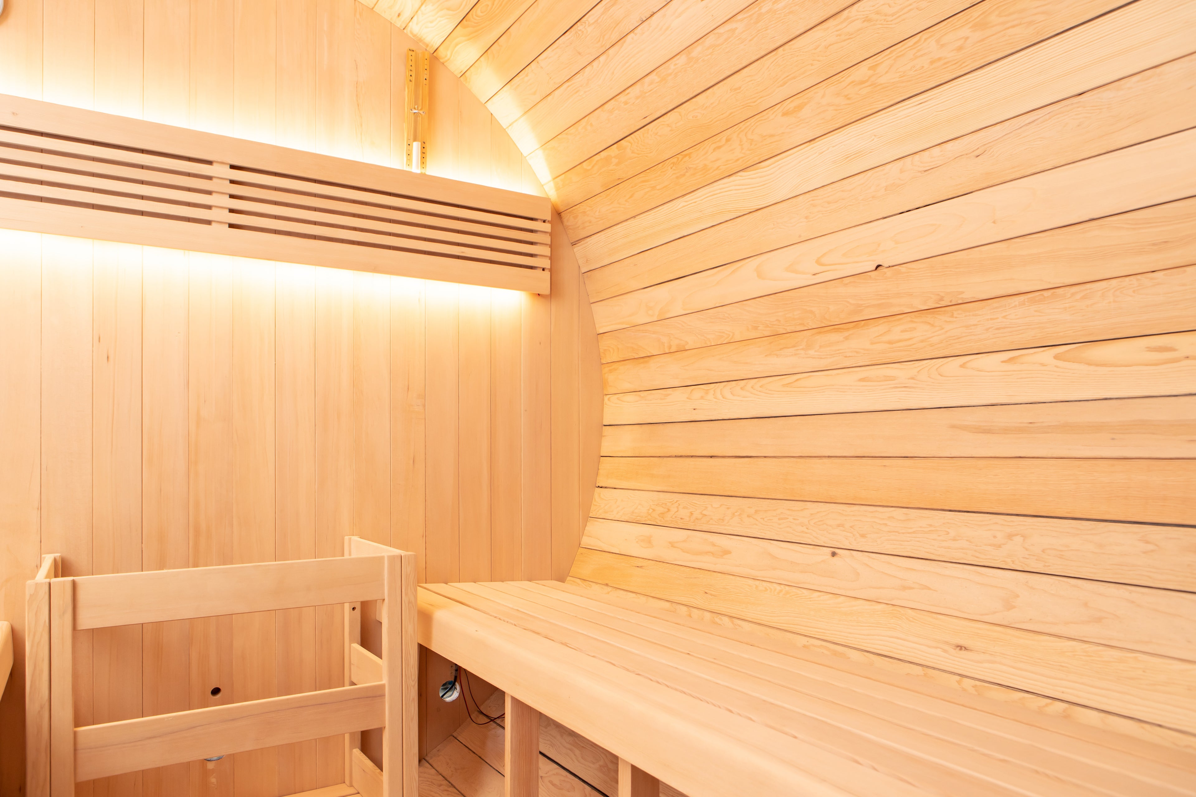 'Shadow Wood' 6 Person Outdoor Black Barrel Sauna - Shou Sugi Ban (Charred Siding) - June 2026 Shipping