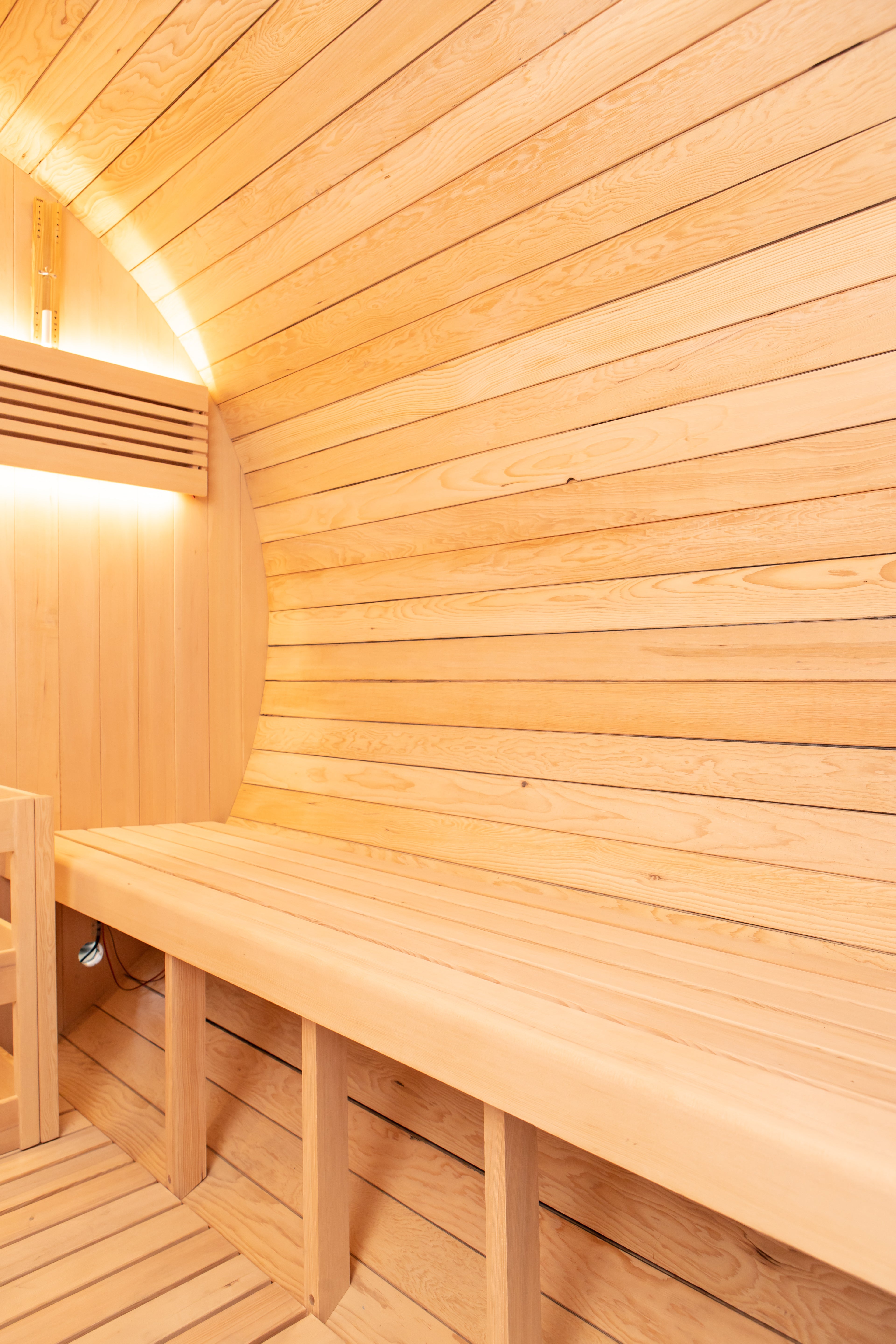 'Shadow Wood' 6 Person Outdoor Black Barrel Sauna - Shou Sugi Ban (Charred Siding) - June 2026 Shipping