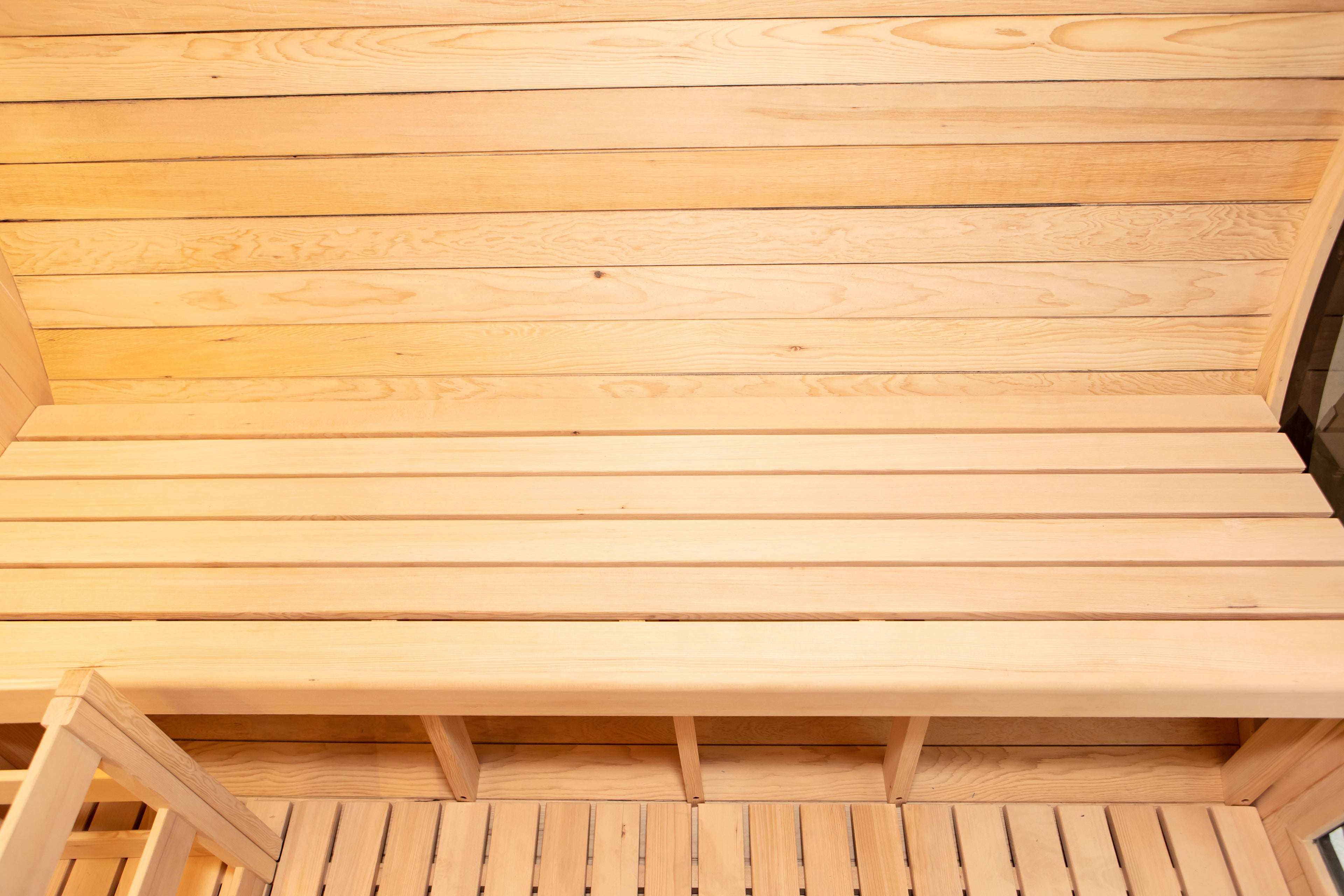 'Shadow Wood' 6 Person Outdoor Black Barrel Sauna - Shou Sugi Ban (Charred Siding) - June 2026 Shipping