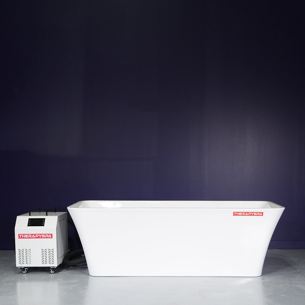 K2-73 2-Piece 73 Inch Cold Plunge with Freestanding Chiller/Heater