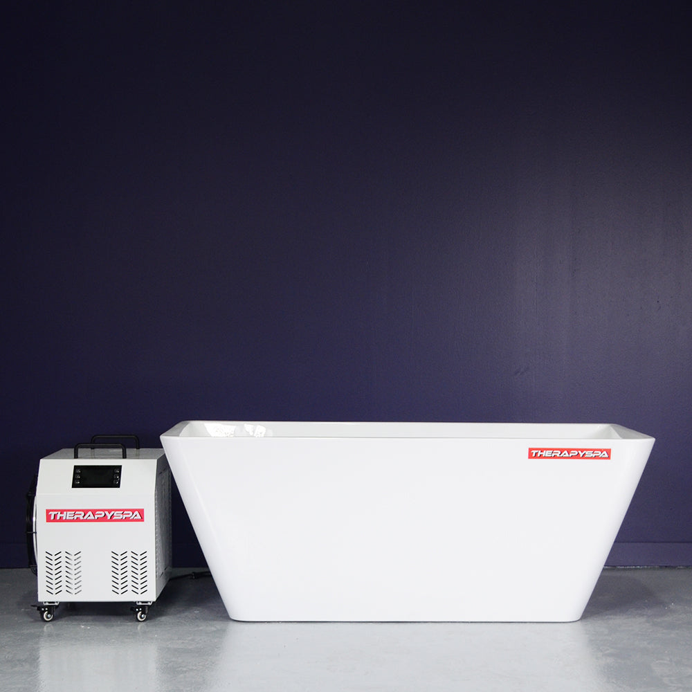 K2-59 2-Piece 59 Inch Cold Plunge with Freestanding Chiller/Heater