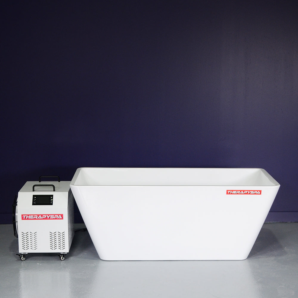 K2-59 2-Piece 59 Inch Cold Plunge with Freestanding Chiller/Heater